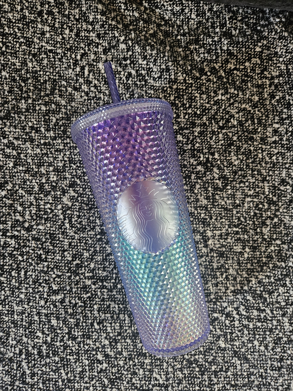 Starbucks Iridescent Studded Cold Cup Tumbler - Purple/Teal